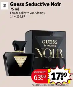 Kruidvat Guess Seductive Noir aanbieding