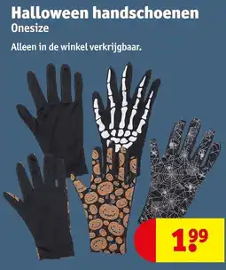 Kruidvat Halloween handschoenen aanbieding