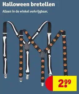 Kruidvat Halloween bretellen aanbieding