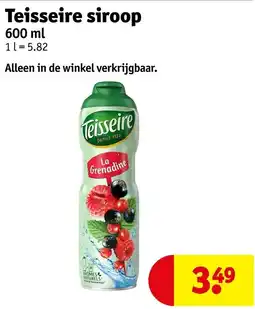 Kruidvat Teisseire siroop aanbieding