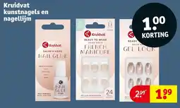 Kruidvat Kruidvat kunstnagels en nagellijm aanbieding
