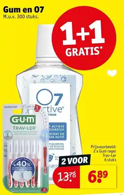 Kruidvat Gum rager Trav-Ler aanbieding
