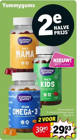 Kruidvat Yummygums multivitamines gums aanbieding