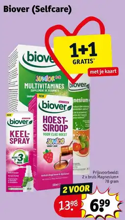 Kruidvat biover hoest-siroop junior aanbieding