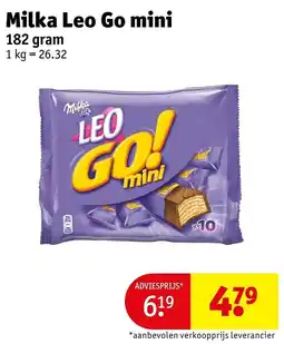 Kruidvat Milka Leo Go mini aanbieding