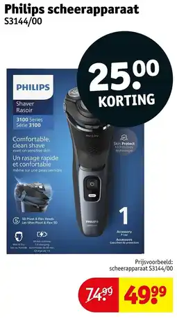 Kruidvat Philips scheerapparaat aanbieding