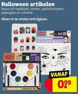 Kruidvat Halloween artikelen aanbieding