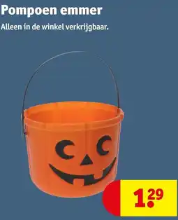 Kruidvat Pompoen emmer aanbieding