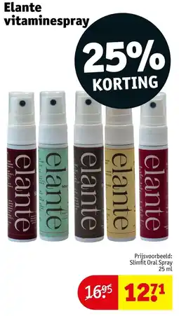 Kruidvat Elante vitaminespray aanbieding
