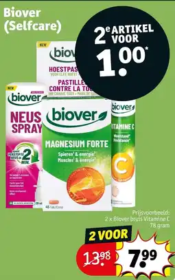 Kruidvat Biover bruin Vitamine C aanbieding