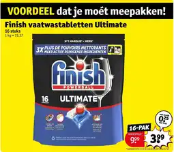 Kruidvat Finish vaatwastabletten Ultimate aanbieding