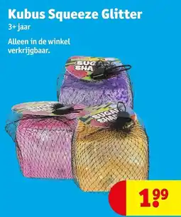 Kruidvat Kubus Squeeze Glitter aanbieding