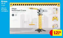Kruidvat Mega Motorised Crane aanbieding