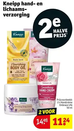 Kruidvat Kneipp hand- en lichaamsverzorging aanbieding