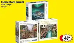 Kruidvat Clementoni puzzel aanbieding