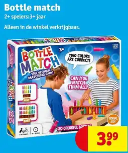Kruidvat Bottle match aanbieding
