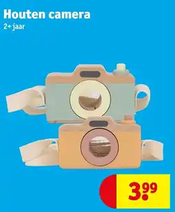 Kruidvat Houten camera aanbieding