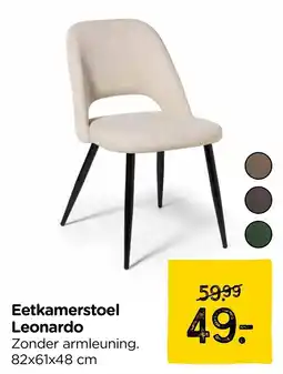 Xenos Eetkamerstoel Leonardo aanbieding