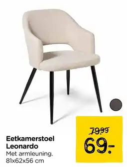 Xenos Eetkamerstoel Leonardo aanbieding