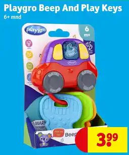 Kruidvat Playgro Beep And Play Keys aanbieding