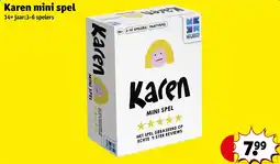 Kruidvat Karen mini spel aanbieding