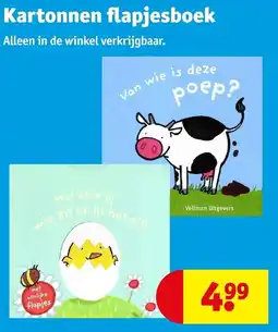 Kruidvat Kartonnen flapjesboek aanbieding