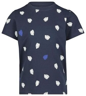 HEMA Kinder T-shirt Donkerblauw (donkerblauw)