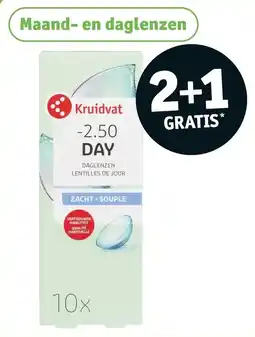 Kruidvat Maand- en daglenzen aanbieding