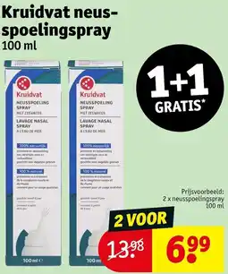 Kruidvat Kruidvat neusspoelingspray aanbieding