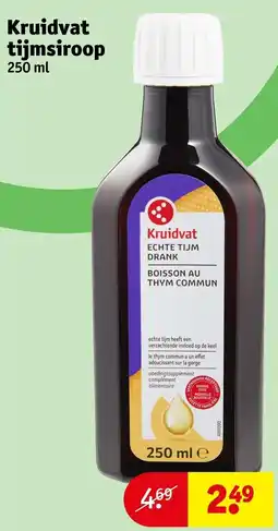 Kruidvat Kruidvat tijmsiroop aanbieding