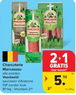 Carrefour Charcuterie Marcassou aanbieding
