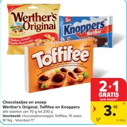 Carrefour Chocolaatjes en snoep aanbieding