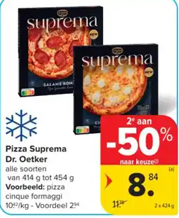 Carrefour Pizza Suprema Dr. Oetker aanbieding