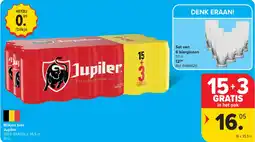 Carrefour Blikjes bier Jupiler aanbieding