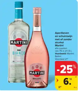 Carrefour Aperitieven en schuimwijn met of zonder alcohol aanbieding