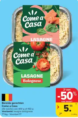Carrefour Lasagne aanbieding