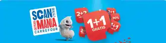 Carrefour 1+1 Gratis aanbieding