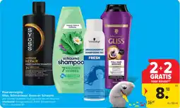 Carrefour Haarverzorging Gliss, Schwarzkopf, Syoss en Schauma aanbieding