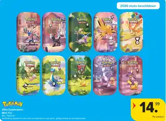 Pokemon 30th Celebration - Mini Tin