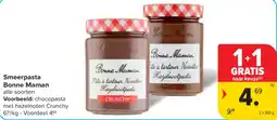 Carrefour Smeer pasta Bonne Maman aanbieding