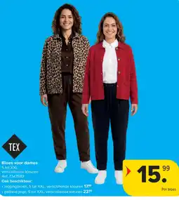 Carrefour Bloe voor dames aanbieding