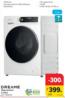 Carrefour Wasmachine S Ultra aanbieding