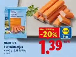 Lidl Nautica surimistaafjes aanbieding