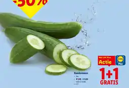 Lidl Komkommer aanbieding