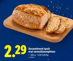 Lidl Desembrood spelt aanbieding