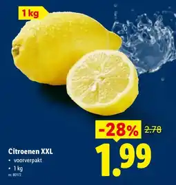 Lidl Citroenen XXL aanbieding