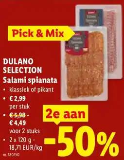 Lidl Salami spianata aanbieding