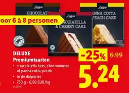 Lidl Deluxe premiumtaarten aanbieding