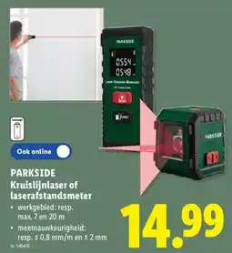 Lidl Kruislijnlaser of laserafstandsometer aanbieding