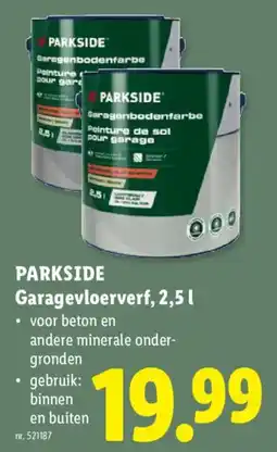 Lidl Parkside garagevloerverf aanbieding